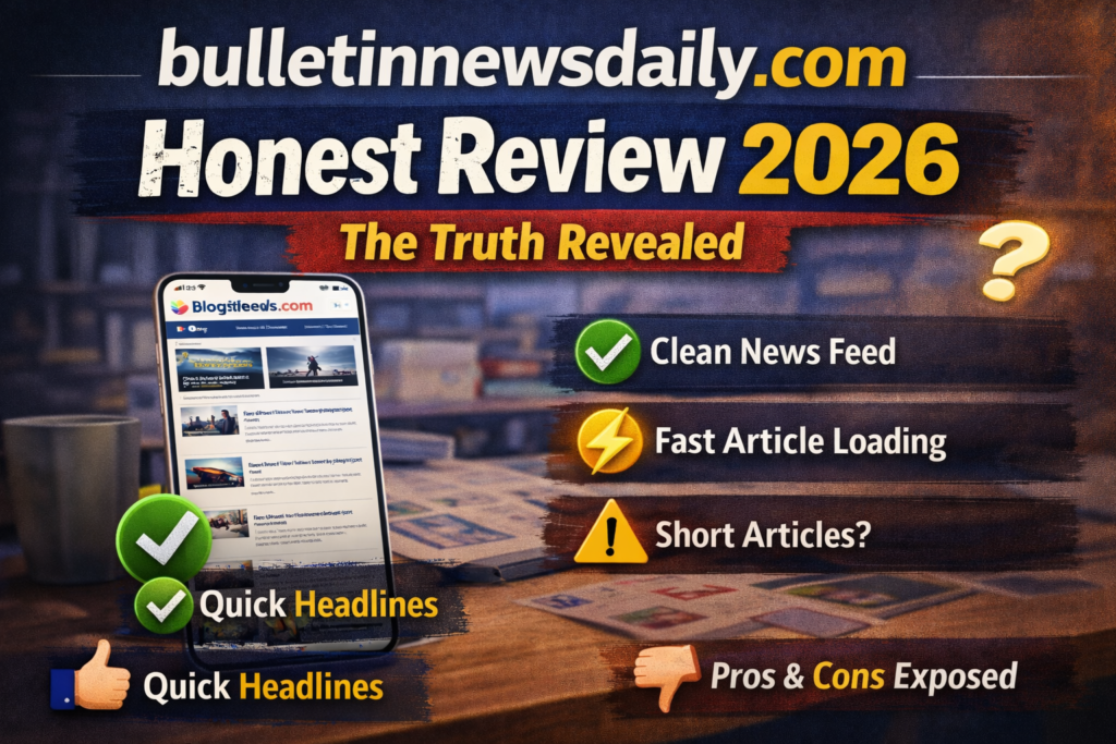 Bulletinnewsdaily.com Exclusive Review 2026: Legit or Not? bulletinnewsdaily.com
