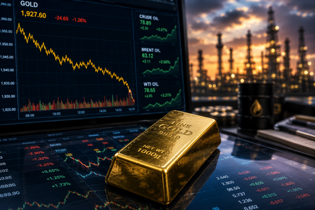 gold prices slip